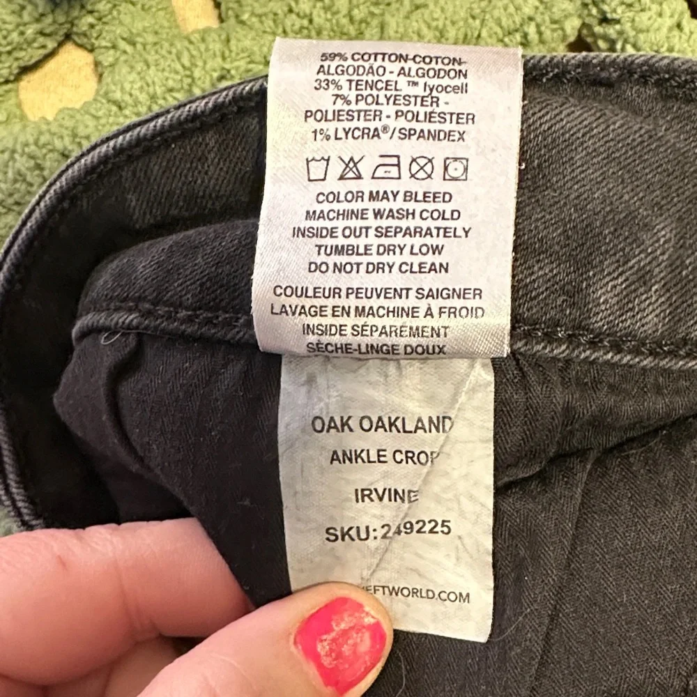 Warp + Weft‎ Charcoal Ankle Jeans - Picture 8 of 9